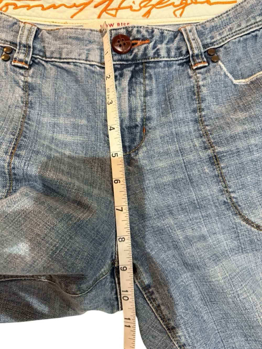 Vintage denim jeans bootcut low rise by Tommy Hilfiger - Picture 8 of 10
